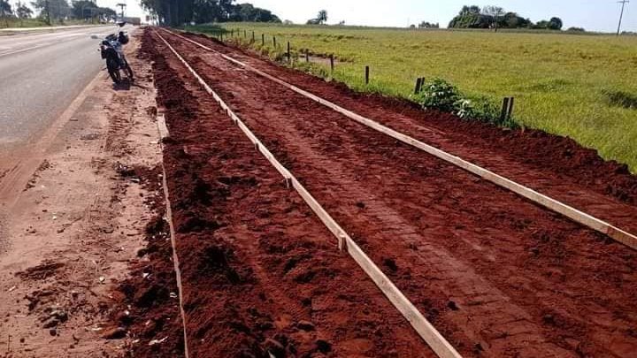 Pista de caminhada do município de Japorã segue a todo vapor