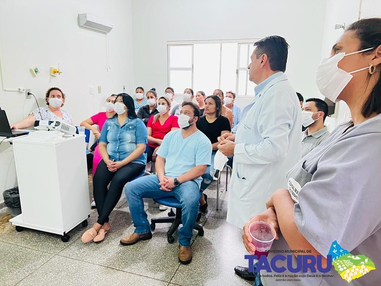 PREFEITURA DE TACURU-MS FAZ CAPACITAÇÃO DE MÉDICOS E INFERMEIROS EM URGÊNCIAS OBSTÉTRICAS.