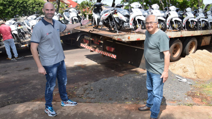 SAÚDE DE IGUATEMI- MS ADQUIRE 30 MOTOCICLETAS PARA AGENTES COMUNITÁRIAS DE SAÚDE.