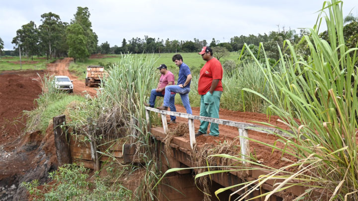 Ponte de concreto começa a ser construída em Itaquiraí- MS