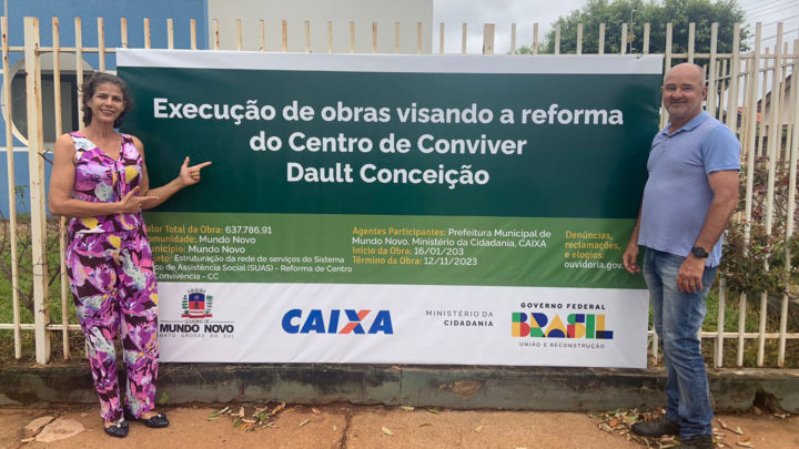 Começa a obra para reforma do Conviver Daudt Conceição de Mundo Novo- MS