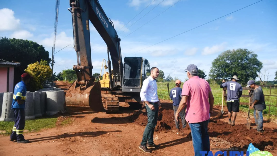 Tacuru- MS recebe nova pavimentação asfáltica