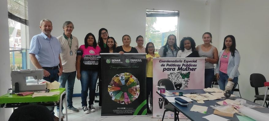 A Prefeitura de Itaquiraí por meio da Coordenadoria da Mulher, finalizou mais um curso gratuito