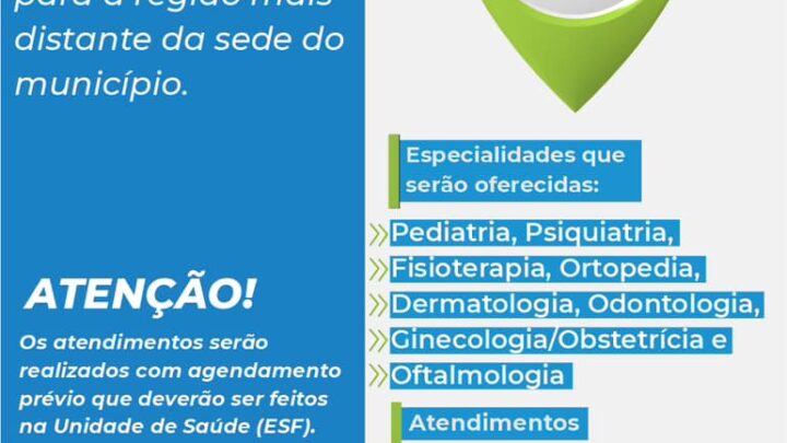 Ação da Prefeitura de Itaquiraí levará atendimento médico especializado às famílias da zona rural