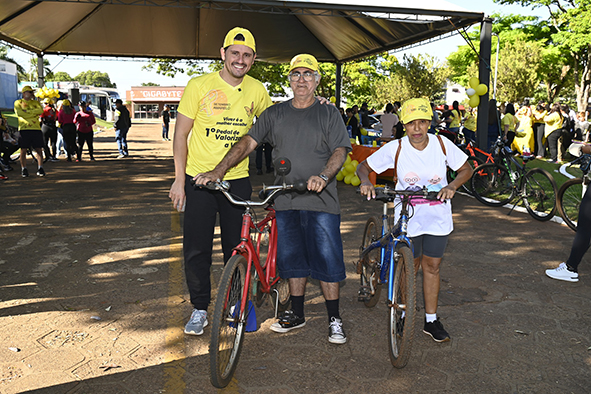 Assistência Social promoveu passeio ciclístico para alertar sobre a prevenção ao suicídio