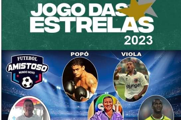 Jogo das Estrelas com ex -jogadores acontece neste final de semana em Mundo Novo