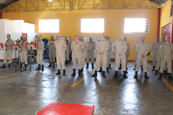 Solenidade marca troca de comando do Corpo de Bombeiros de Mundo Novo