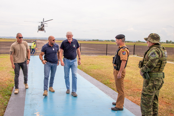 Município de Guaíra recebeu hoje a visita do Secretário de Segurança Pública do Paraná