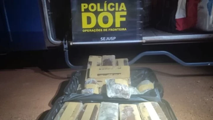 Jovem que seguia com droga para São Paulo é presa pelo DOF em Ponta Porã