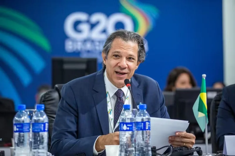 No G20, Haddad pede colaboração para que bilionários deixem de aproveitar os ‘buracos tributários’