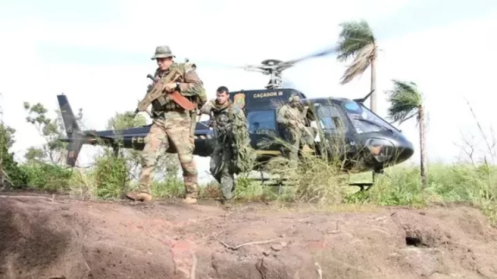 Fronteira: força-tarefa policial entre Brasil e Paraguai destrói plantações de maconha