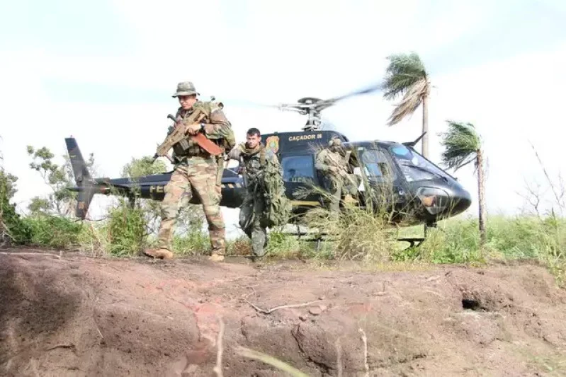 Fronteira: força-tarefa policial entre Brasil e Paraguai destrói plantações de maconha