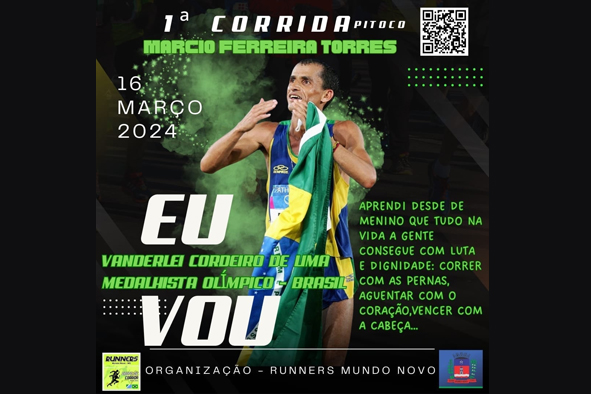 Grupo Runners de Mundo Novo convida população para participar da 1ª Corrida Marcio Ferreira Torres ‘Pitoco’ neste sábado