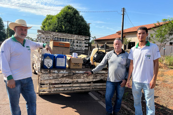 Setor de Endemias de Mundo Novo aplica inseticida nos bairros com mais notificações de casos de dengue