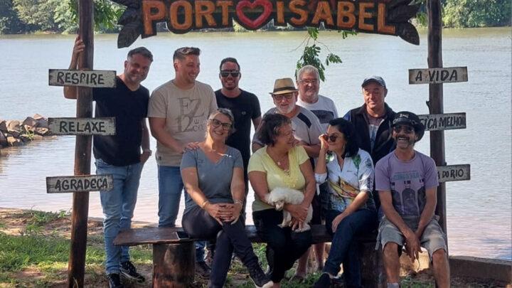 Porto Isabel, em Mundo Novo, recebeu portal turístico e município valoriza local pioneiro de entrada