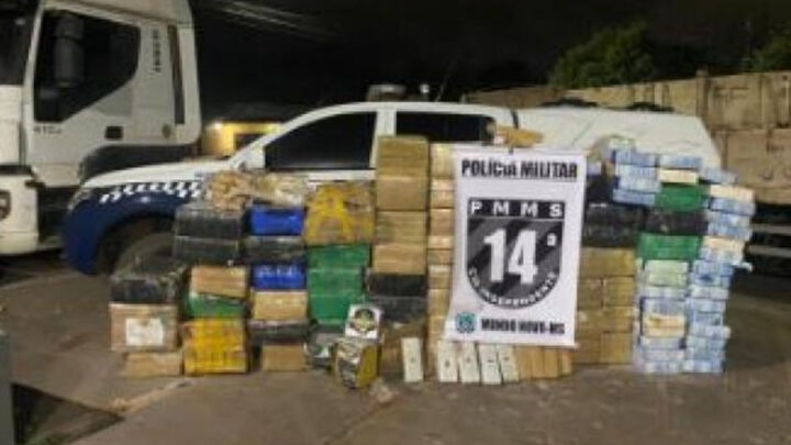 Mundo Novo – Policia Militar apreende mais 1,5 toneladas de drogas