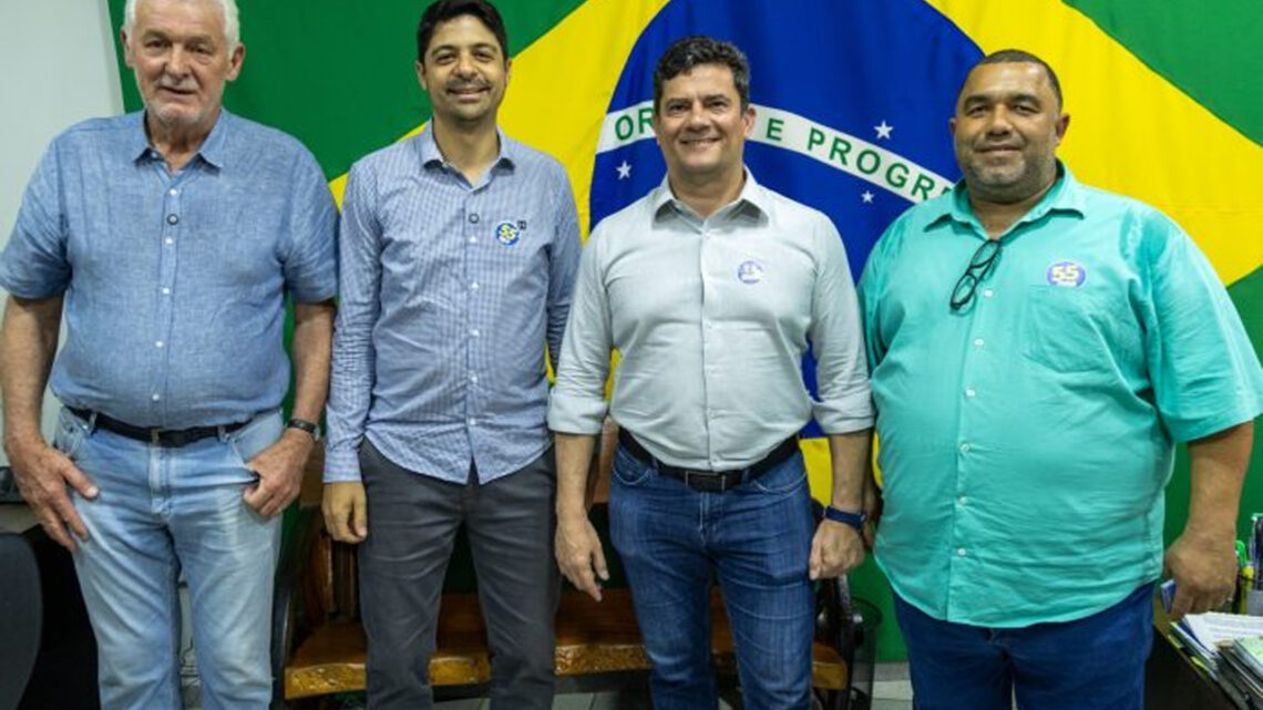 Sérgio Moro visita Guaíra e reforça campanha de Gile e Ferroquina à prefeitura