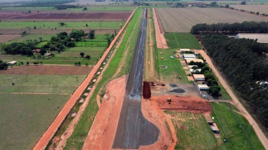 Aeroporto de Naviraí está sendo modernizado pelo município e Governo