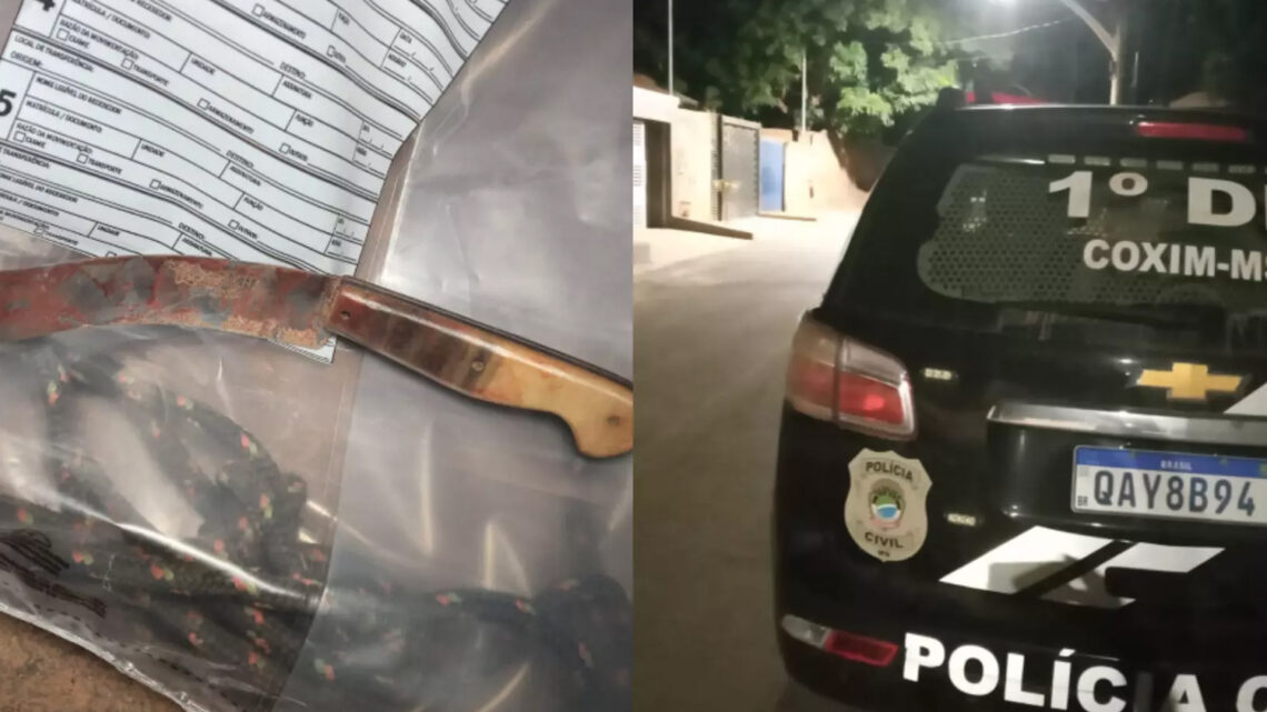 Mulher é brutalmente esfaqueada pelo marido durante discussão em Coxim