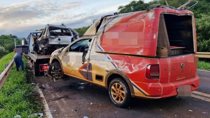 Corpo de Bombeiros atende acidente envolvendo dois veículos entre Amambai e Ponta Porã