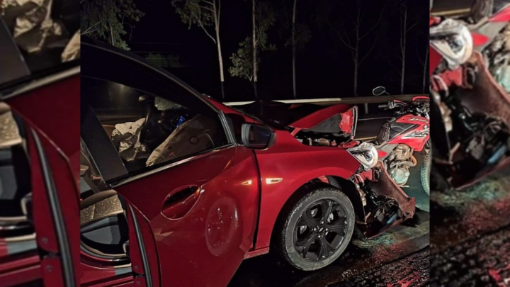 Casal morre após ser arrastado por mais de 130 metros em rodovia de MS