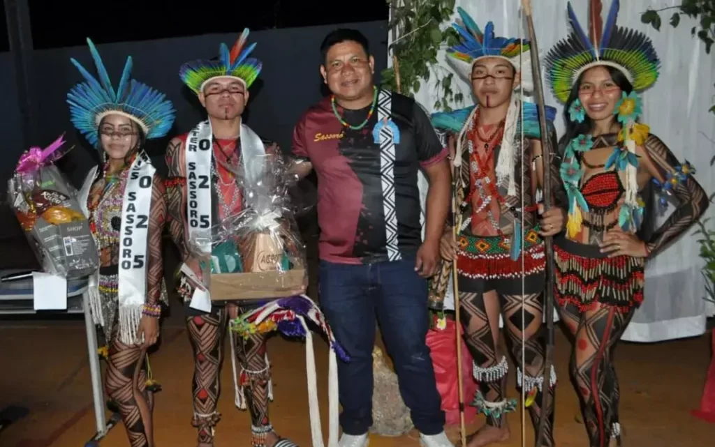 Tacuru celebra o Dia dos Povos Indígenas com desfile, gincana e almoço na Aldeia Sassoró
