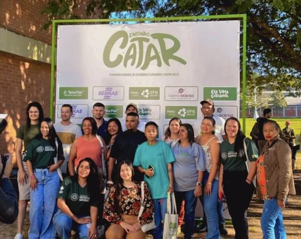 Catadores de Itaquiraí representam o município em evento nacional sobre meio ambiente e políticas públicas em Goiânia