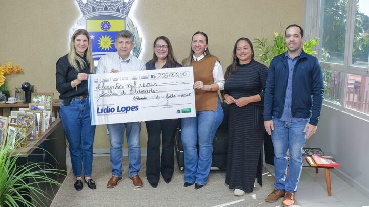 Deputado Lídio Lopes entrega emenda de R$ 200 mil para a Saúde de Eldorado