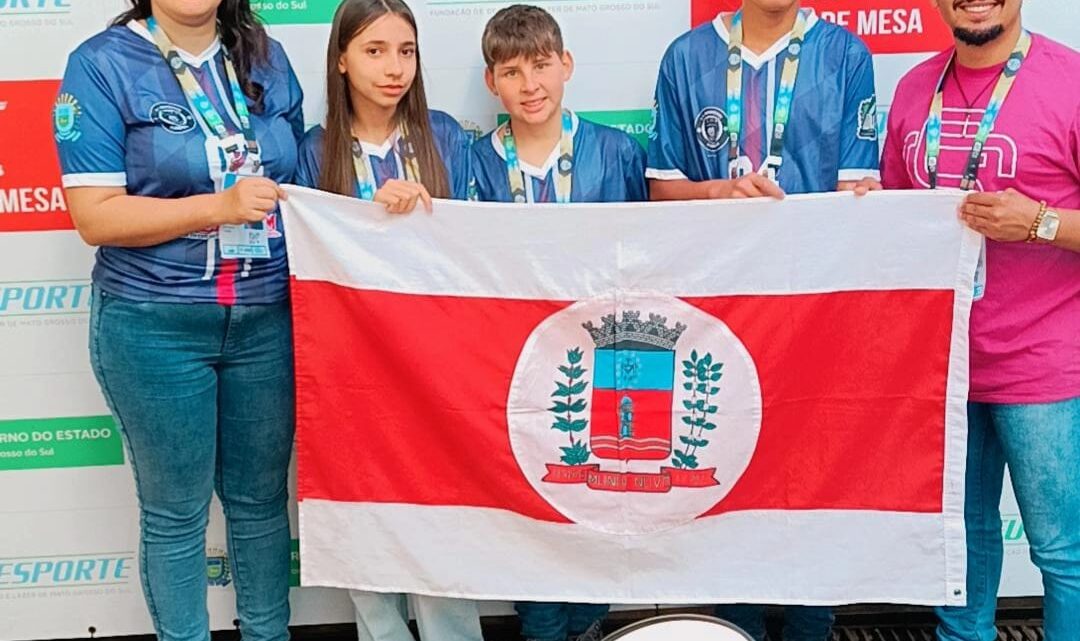 Mundo Novo novamente destaque nos JOJUMS, trazendo medalhas e troféus no Tênis de Mesa