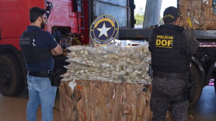 Receita Federal de Mundo Novo realiza maior apreensão de droga do ano