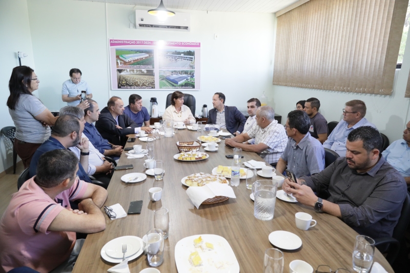 Prefeita Rosária e vereadores recebem Secretário Adjunto para ajustes finais do programa MS Ativo