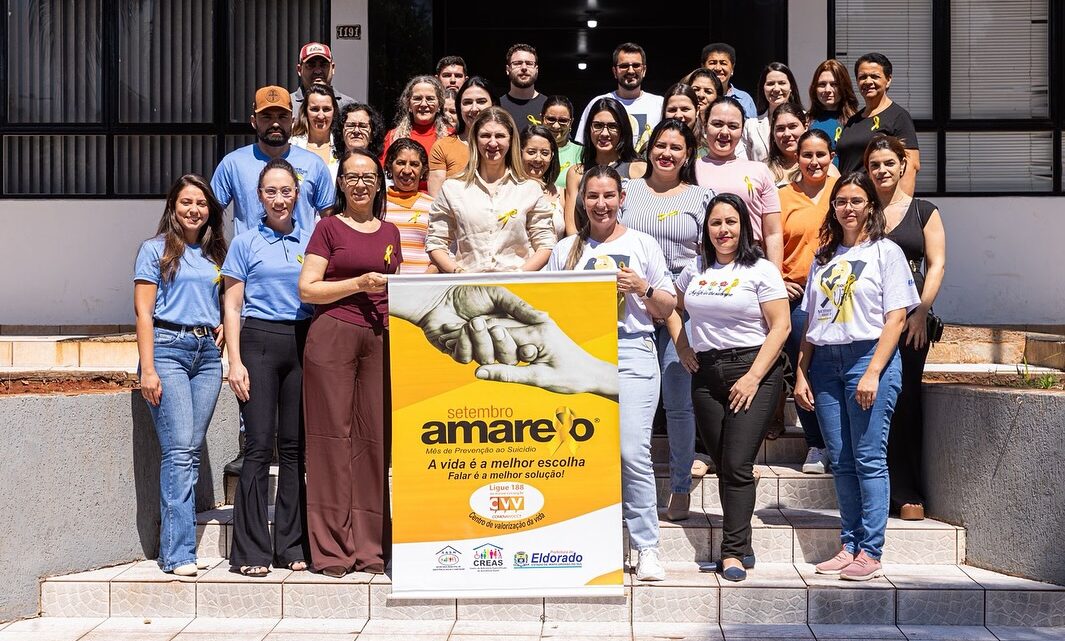 Prefeitura de Eldorado encerra ações do Setembro Amarelo com mobilização em toda a cidade