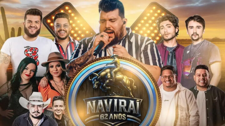Naviraí divulga Ícaro e Gilmar + Panda, Bruninho e Davi e outras atrações no aniversário de 62 anos do município