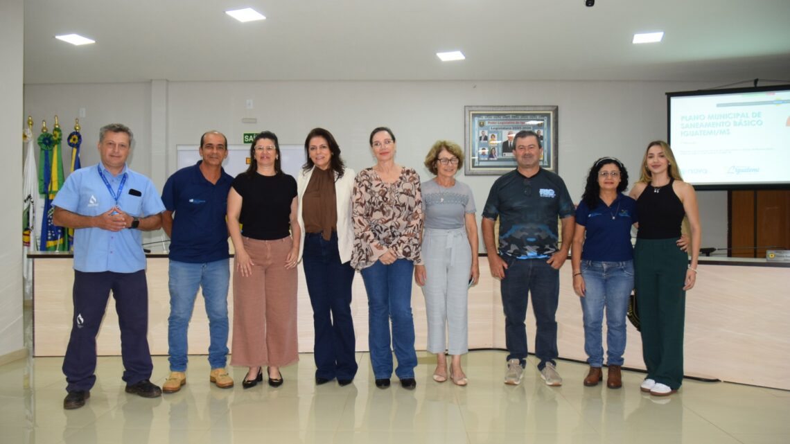 PALESTRA TRATOU DO PLANO DE SANEAMENTO BÁSICO NO MUNICÍPIO DE IGUATEMI.