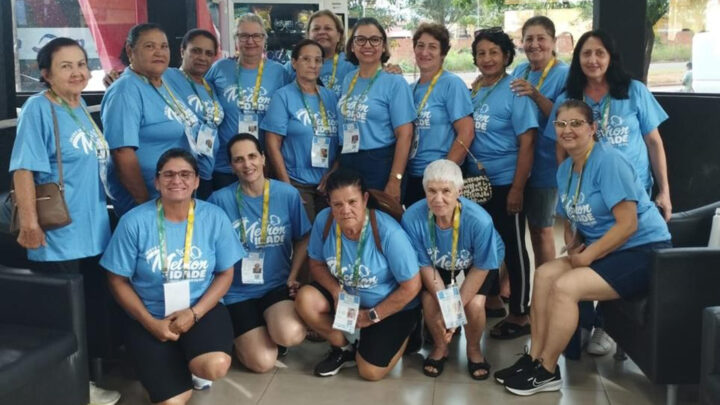 Delegação de Eldorado participou nesta tarde da abertura dos Jogos da Melhor Idade em Três Lagoas