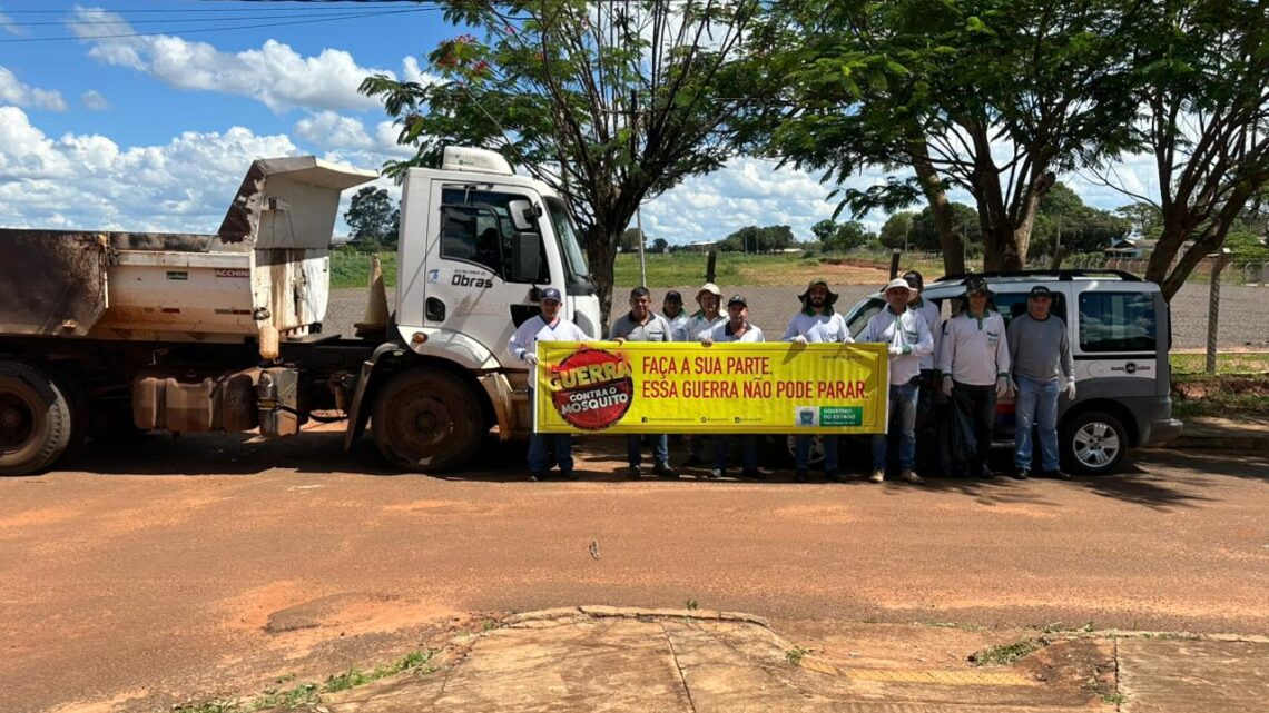 SECRETARIA DE SAÚDE DA PREFEITURA DE IGUATEMI INICIA MUTIRÃO DE LIMPEZA DE COMBATE À DENGUE.