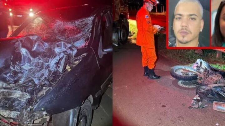Mulher de 27 anos e rapaz de 28 morrem em acidente no interior de MS