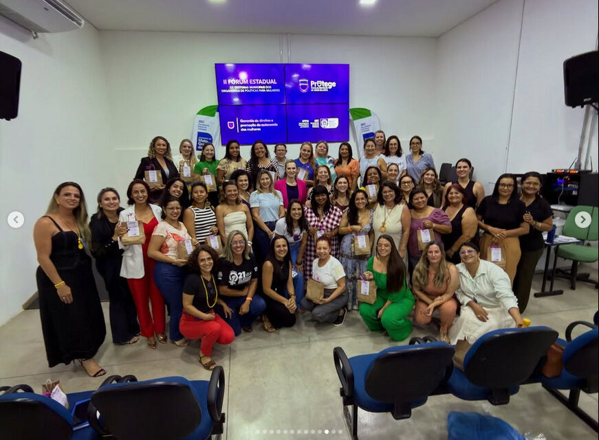 Coordenadoria da Mulher de Mundo Novo participa do 2º Fórum Estadual e reforça compromisso com a proteção feminina