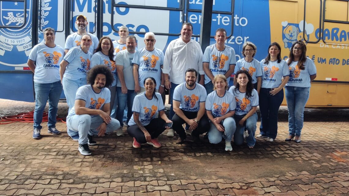 IGUATEMI RECEBE O PROJETO CARAVANA DA CASTRAÇÃO, GARANTINDO MAIS SAÚDE, CUIDADO E BEM ESTAR AOS ANIMAIS.