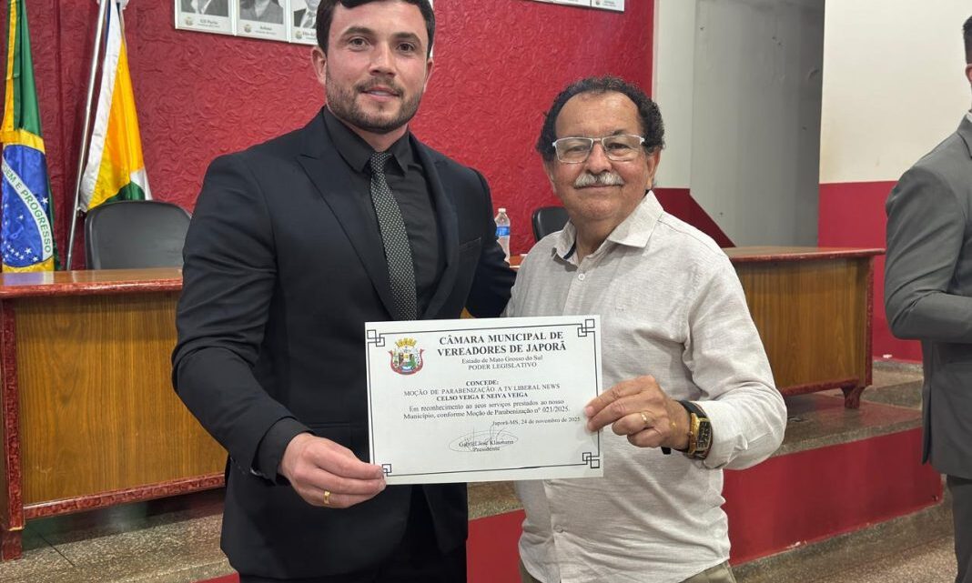 Câmara de Japorã presta homenagens a produtores e jornalistas