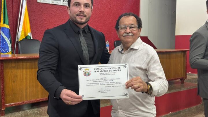 Câmara de Japorã presta homenagens a produtores e jornalistas