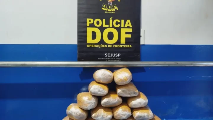 DOF apreende em Amambai adolescente que seguia com droga para Dourados