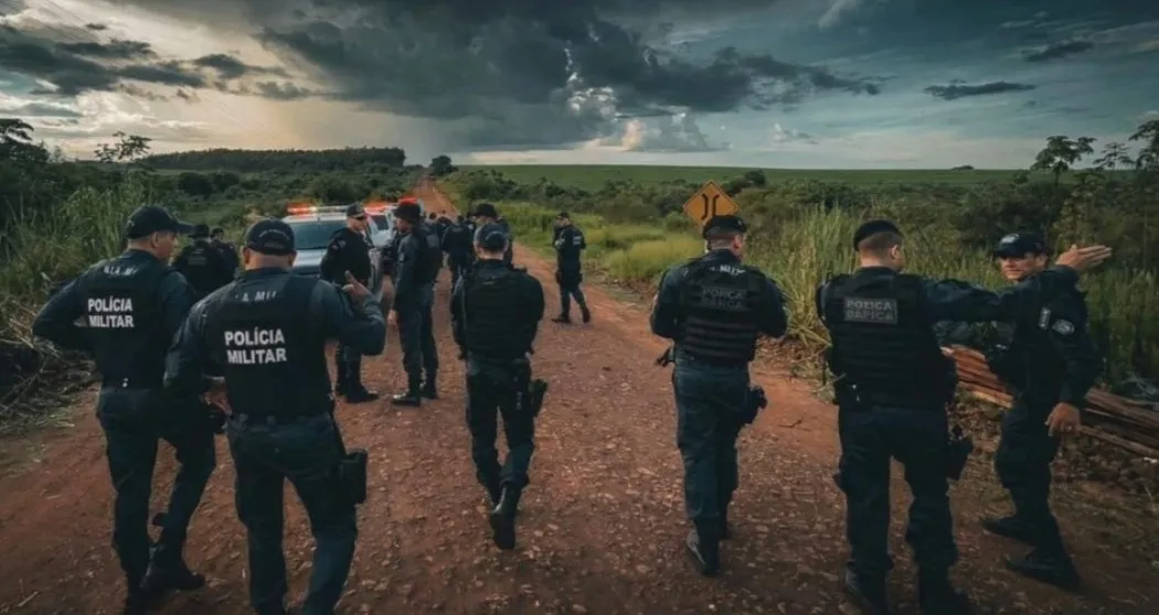 Operação do 12º BPM garante desocupação pacífica de faixa de domínio na MS-145, em Naviraí