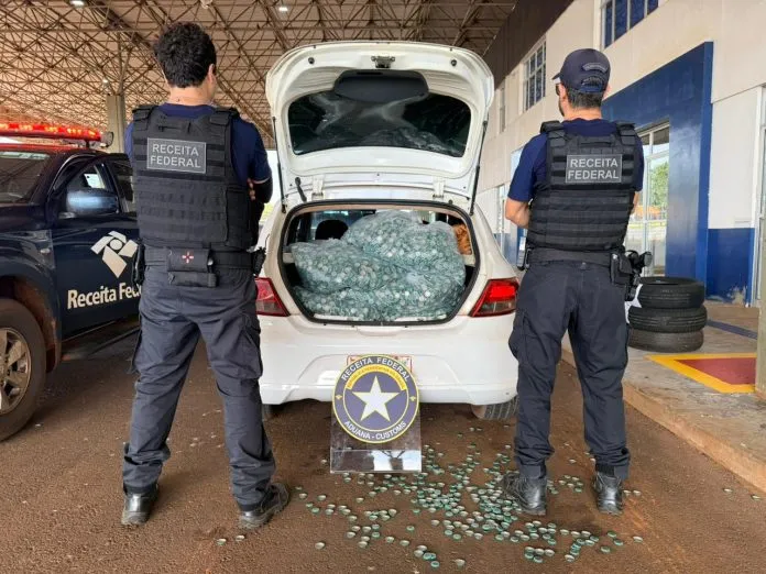 Receita Federal em Mundo Novo/MS apreende insumos destinados a adulteração de bebidas alcoólicas