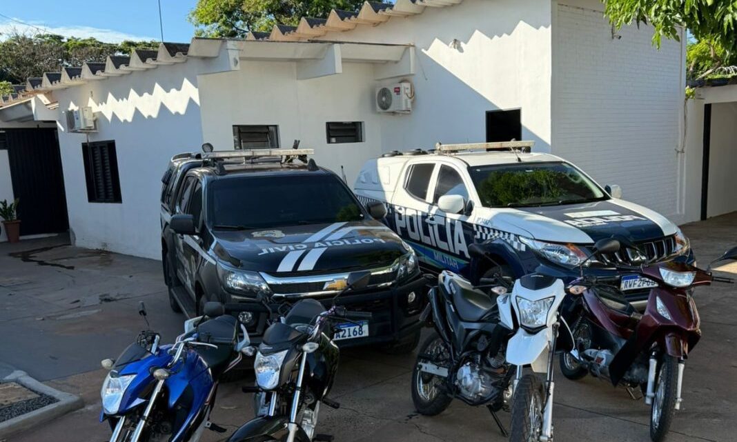 Em Eldorado, atuação conjunta das Polícias Civil e Militar prende suspeito de comercializar motocicletas roubadas/furtadas