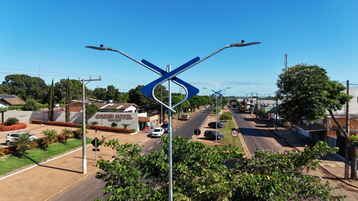 Avenida Industrial entra na fase final da implantação da iluminação de LED