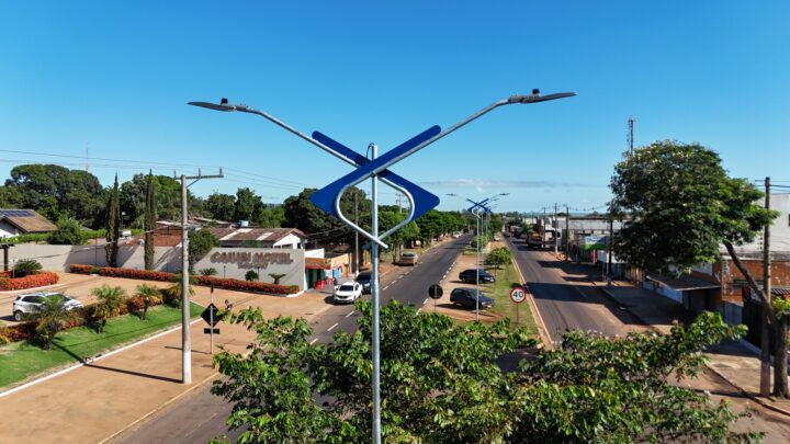 Avenida Industrial entra na fase final da implantação da iluminação de LED