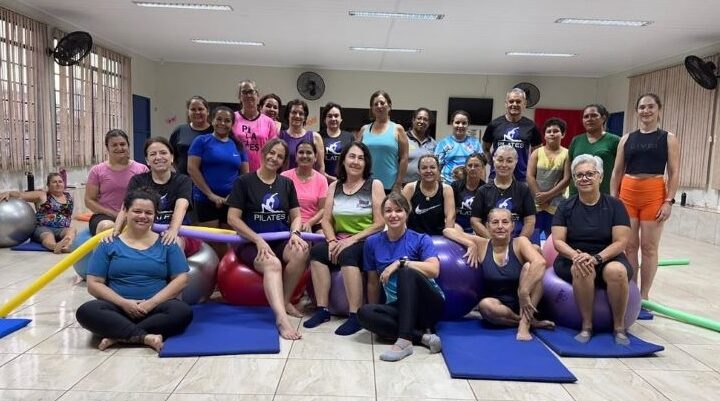 PROGRAMA DA SECRETARIA MUNICIPAL DE SAÚDE OFERECE AULAS DE PILATES PARA SERVIDORES PÚBLICOS E PACIENTES.