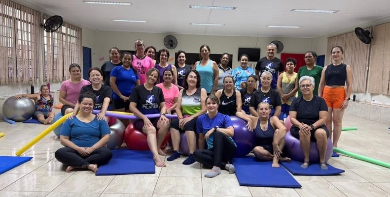 PROGRAMA DA SECRETARIA MUNICIPAL DE SAÚDE OFERECE AULAS DE PILATES PARA SERVIDORES PÚBLICOS E PACIENTES.