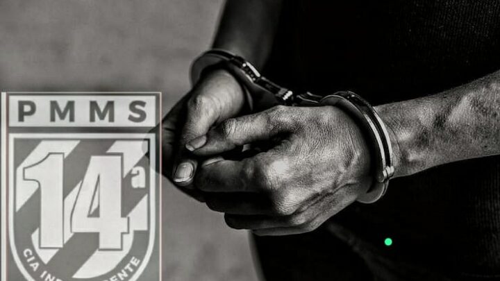 PM prende homem que durrubou muro com caminhão